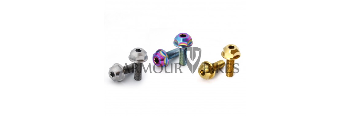 Hub bolts now in gold, silver and oil slick as usual